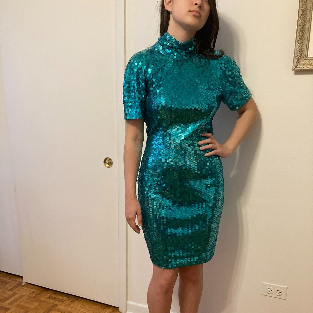 Sexy Seafoam Sequin Dress Great for Prom!!!